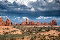 Storm Clouds over Arches National Park, Utah
