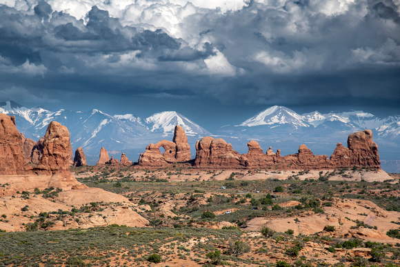 Storm Clouds over Arches National Park, Utah