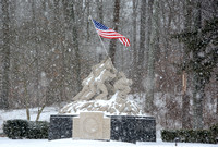 Iwo Jima Snow, Quantico, Virginia, USA